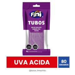 TUBOS FINI UVA ACIDA 80 GR