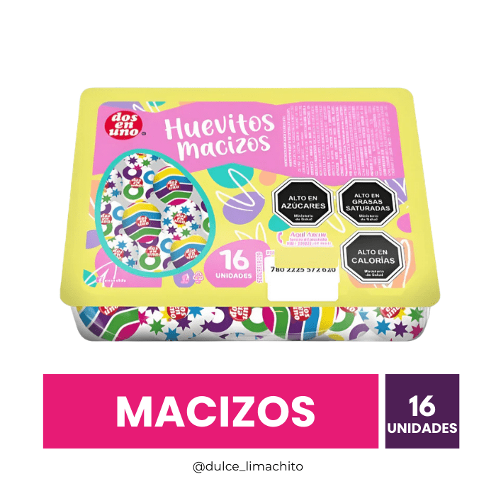 HUEVITOS MACIZOS DOS EN UNO 16 UNIDADES