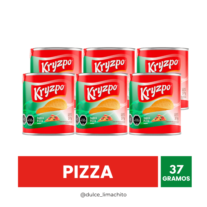 PAPAS FRITAS KRYZPO SABOR PIZZA 37 GR | Distribuidora Dulce Limachito