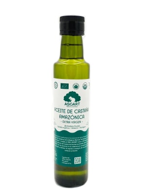 ACEITE DE CASTAÑA AMAZONICA ORGANICA EXTRA VIRGEN ASCART x 250 ml.
