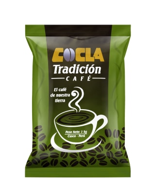CAFE TOSTADO Y MOLIDO COCLA TRADICIÓN x 1 Kg.