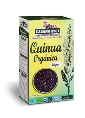 QUINUA ORGANICA NEGRA CABANA 3901 x 400 g.