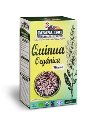 QUINUA ORGANICA TRICOLOR CABANA 3901 x 400 g.