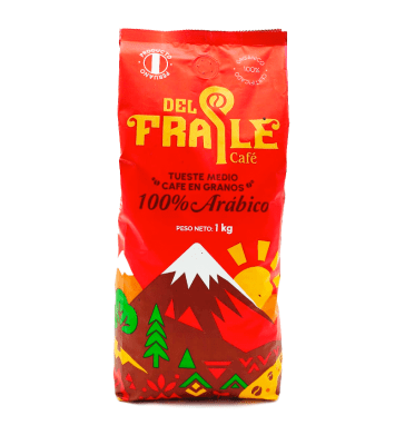 CAFÉ ORGANICO - DEL FRAILE - TOSTADO EN GRANO x 1 Kg.