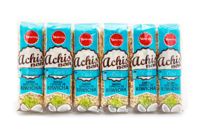 ACHIS BAR COCO x 20 g. PACK x 6 BARRAS