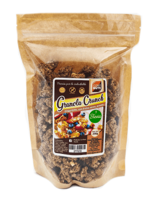 GRANOLA CON PANELA Y STEVIA - WARAQ - x 290 g.