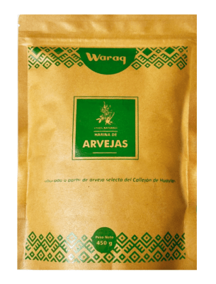 HARINA PRECOCIDA DE ARVEJA - WARAQ - x 450 g