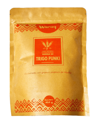 HARINA PRECOCIDA DE TRIGO PUNKI - WARAQ - X 450 g.
