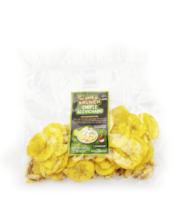 CHIFLE SALADO REDONDO SABOR ACEVICHADO wanka krunch x 90 g.