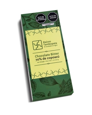 CHOCOLATE BITTER 70% COPOAZU RAICES TAMBOPATA x 50 g.