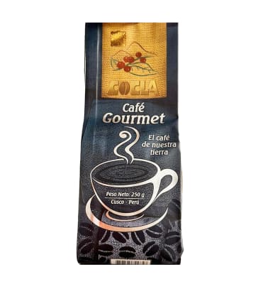 CAFE TOSTADO Y MOLIDO COCLA GOURMET x 250 g.