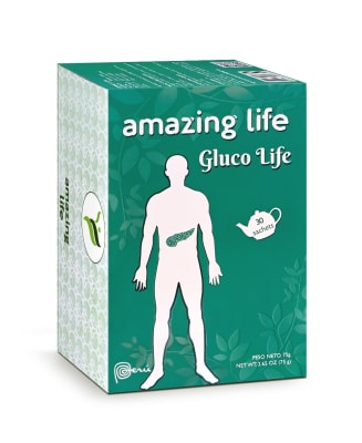 GLUCO LIFE - AMAZING LIFE- 75GR. INFUSION FILTRANTE x 30 Sobres