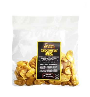HABA SALADA CENTRIFUGADA - WANKA KRUNCH x 80 g.1