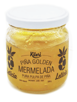 mermelada DE PIÑA GOLDEN KITERI  x 250 g.