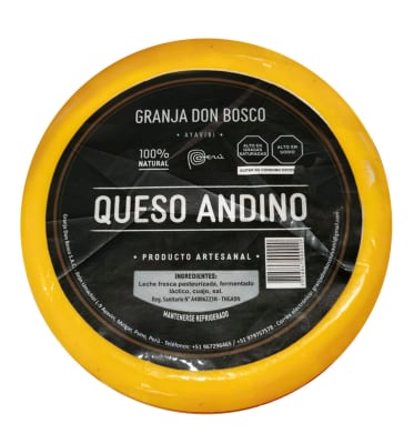 QUESO ANDINO GRANJA DON BOSCO x 1 Kg.