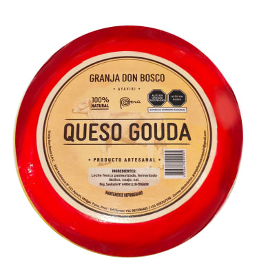 QUESO GOUDA GRANJA DON BOSCO x 1 Kg.
