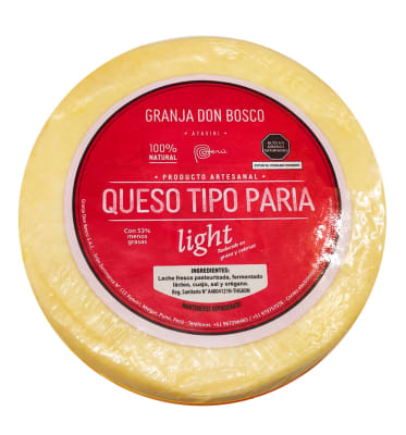 QUESO PARIA LIGHT GRANJA DON BOSCO x 1 Kg.