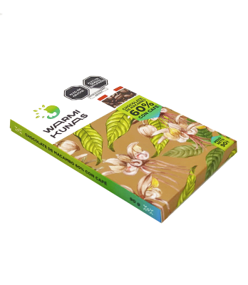 CHOCOLATE DE MACAMBO 60% CON CAFÉ - ALLIMA - X 90 G