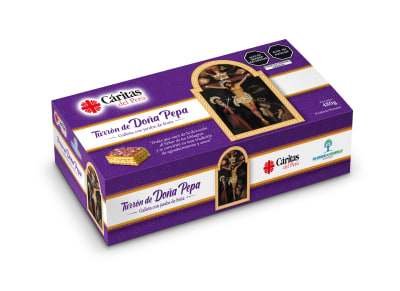 TURRON TRADICIONAL DE DOÑA PEPA CARITAS DEL PERU x 480 g.