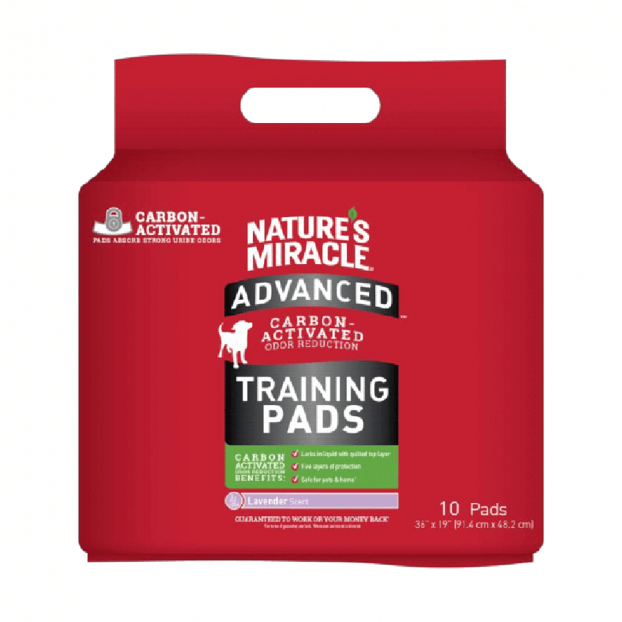 SABANILLAS  NATURES MIRACLES ADVANCED TRAINING PADS 10UNI 55.9X55,9CM