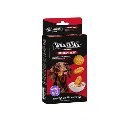 NATURALISTIC DOG CRACKERS BRISKET BEEF 200 GRS1