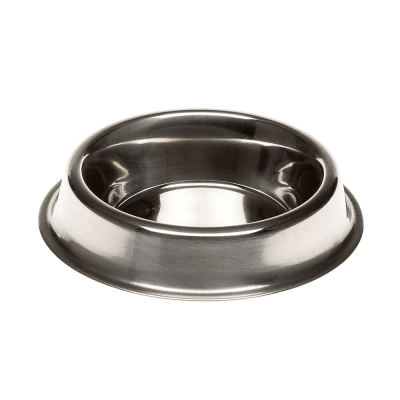 PLATO DE ACERO INOX ANTI-HORMIGA SUPERNOVA 600ML