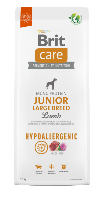 BRIT CARE DOG JUNIOR LARGE BREED LAMB RICE