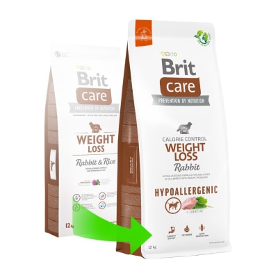 BRIT CARE DOG WEIGHT LOSS RABBIT 3 Y 12KG