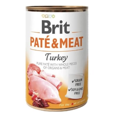 LATA BRIT CARE DOG TURKEY 400GR1