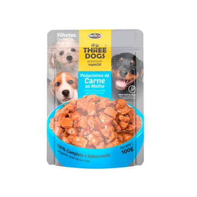 SACHET THREE DOG ORIGINAL CACHORRO 100GR