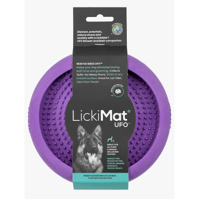 LICKIMAT DOG UFO MORADO1