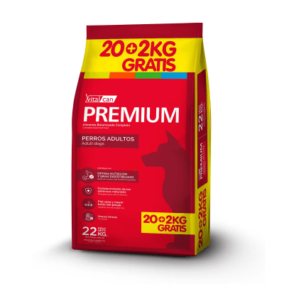 VITALCAN DOG PREMIUM ADULTO 20+2 KG