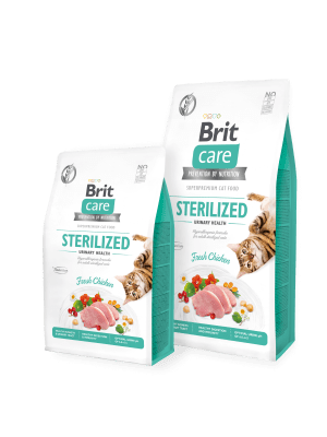 BRIT CARE CAT STERILIZED URINARY 2/7KG