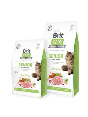 BRIT CARE CAT SENIOR WEIGHT CONTROL 2/7KG1