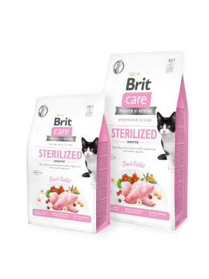 BRIT CARE CAT STERILIZED SENSITIVE 2/7KG1