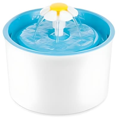 BEBEDERO FUENTE ELECTRICA FLOR DANDI1