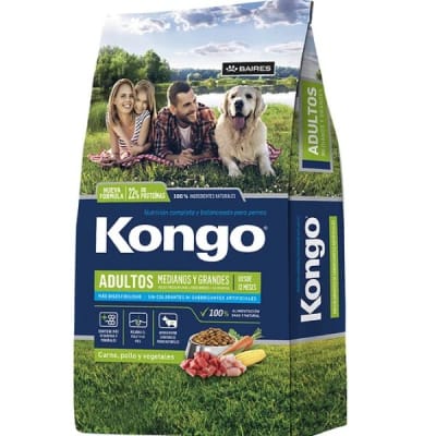 KONGO DOG ADULT CARNE POLLO  M Y L 21Kg1