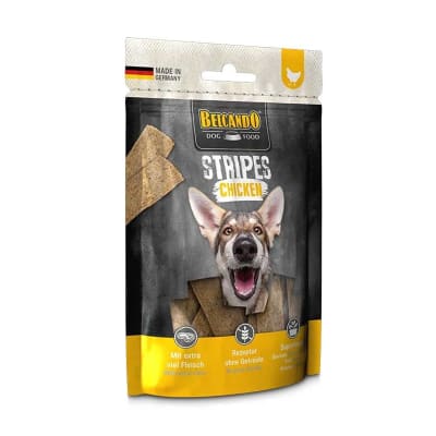 SNACK BELCANDO STRIPES POLLO 70 GR1
