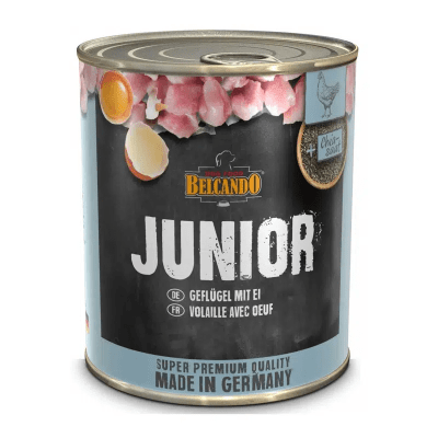 LATA BELCANDO JUNIOR AVE Y HUEVO 800GR