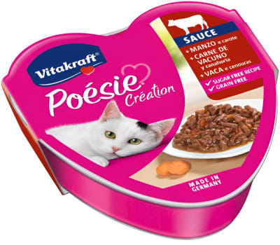 VITAKRAFT CAT POESIE CREATION VACUNO 85G1