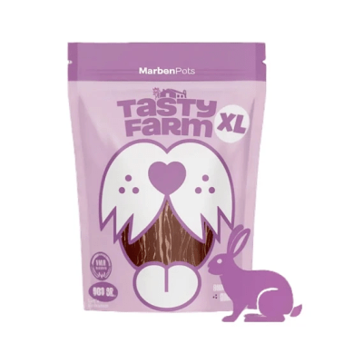 SNACK MARBEN DOG TASTY FARM XL CONEJO 400GR1