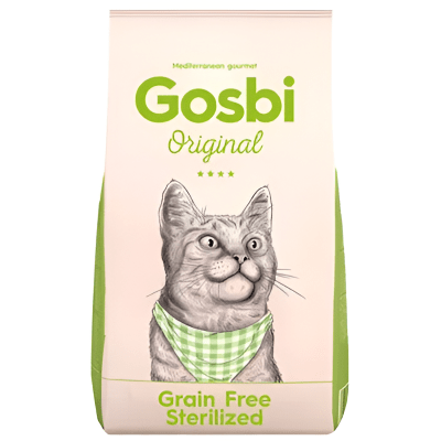 GOSBI CAT ORIGINAL STERILIZED GRAIN FREE 3KG
