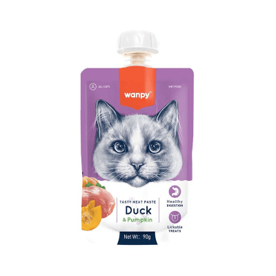WANPY CAT TASTY MEAT PASTE  DUCK Y PUMPKIN