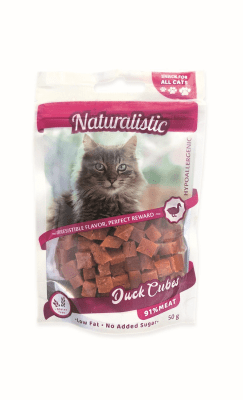 SNACK NATURALISTIC CAT DUCK 50GR
