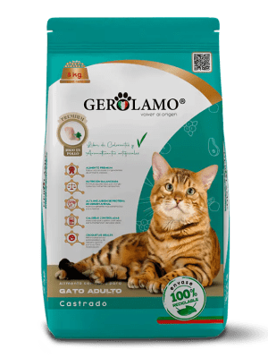 GEROLAMO CAT ADULT CASTRADO 2,7KG/8KG1