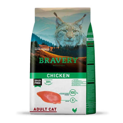 BRAVERY CAT CHICKEN ADULT 2 Y 7KG