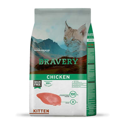 BRAVERY CAT KITTEN CHICKEN 2KG
