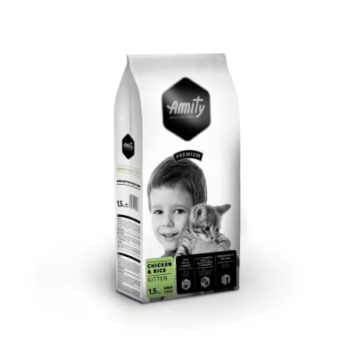 AMITY PM CAT CHICKEN Y RICE KITTEN 1.5KG