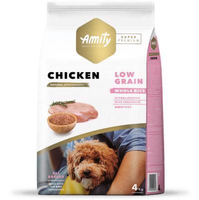 AMITY DOG CHICKEN ADULT 4/14Kg