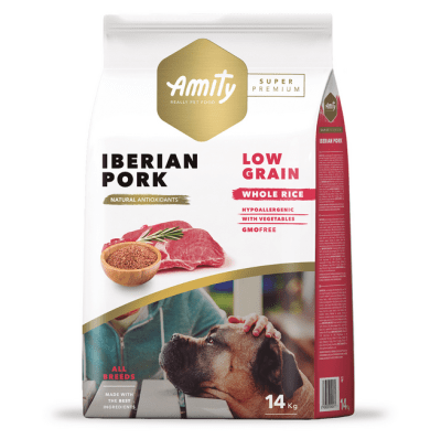 AMITY DOG IBERIAN PORK ADULT 4/14KG